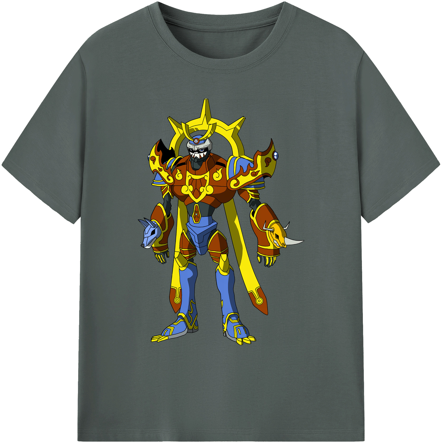 （画像用） Digimon デジタルモンスター/デジモン 綿100％ メンズ半袖Tシャツ｜肌触りやわらか＆通気性
